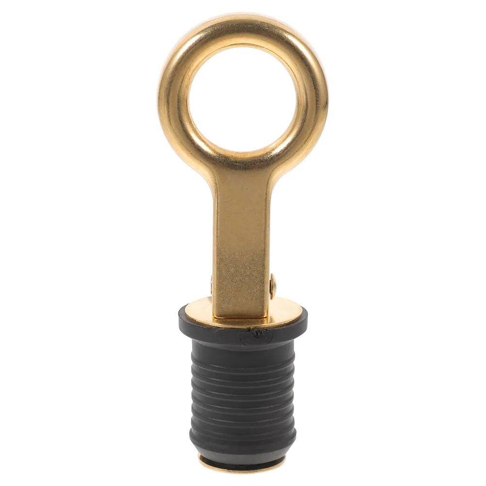 Marine Brass Boat Drain Plug Essential Accessory for Kayaks Motorboats Yachts Transom Deck Bilge Drain Stopper