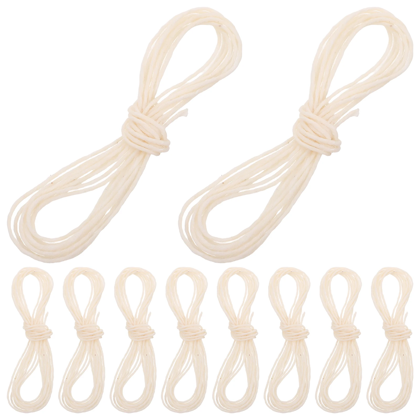 

10pcs Erhu Wire Cotton Rope 180cm White Musical Instrument Stringed Instrument Part Accessory Tuning Line String Part