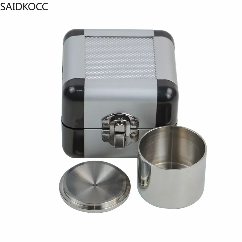 SAIDKOCC QBB High-precision 304 Stainless Steel Liquid Density Specific Gravity Cup Bottle 37ml/50ml/100ml Instrument