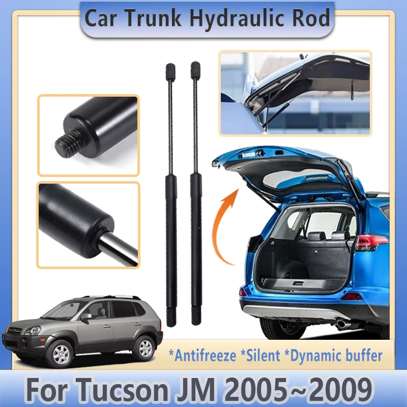 

Tailgate Supporting Strut For Hyundai Tucson Accessories JM 2005~2009 Car Trunk Hydraulic Rod Shock Telescopic Bar Accessories