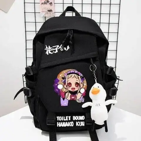 

Anime Game Jibaku Shounen Toilet-Bound Hanako-Kun Student Teens School Bags Large Capacity Backpacks