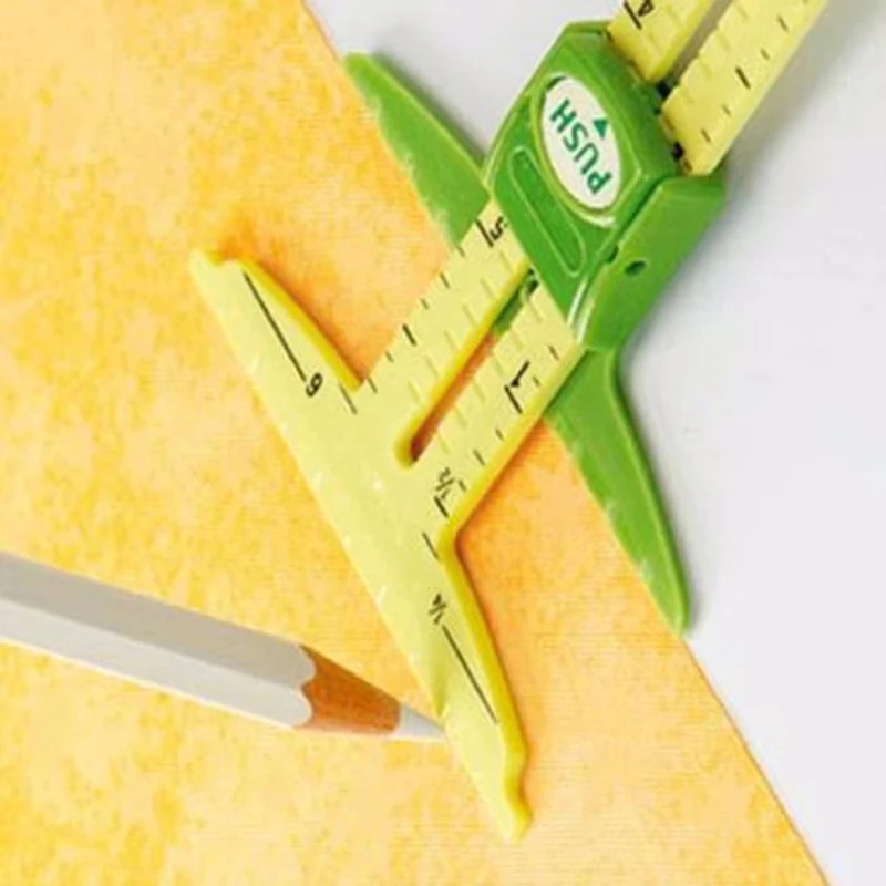 High Quality 5-IN-1 SLIDING GAUGE WITH NANCY Measuring Sewing Tool Patchwork Tool Ruler Tailor Ruler Tool Accessories Home Use