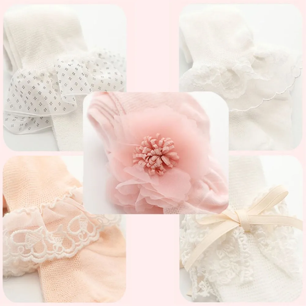 Baby Panty Baby Meisje Pasgeboren Kids Panty Kant Boog Bloem Kids Kousen Zomer Mesh Panty Peuter