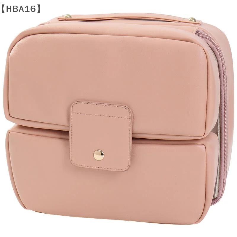 〔HBA16〕 Foldable Makeup Brushes Cosmetic Tools Organizer Cosmetic Bag With Multiple Compartments Travel Toiletry Storage Pouch