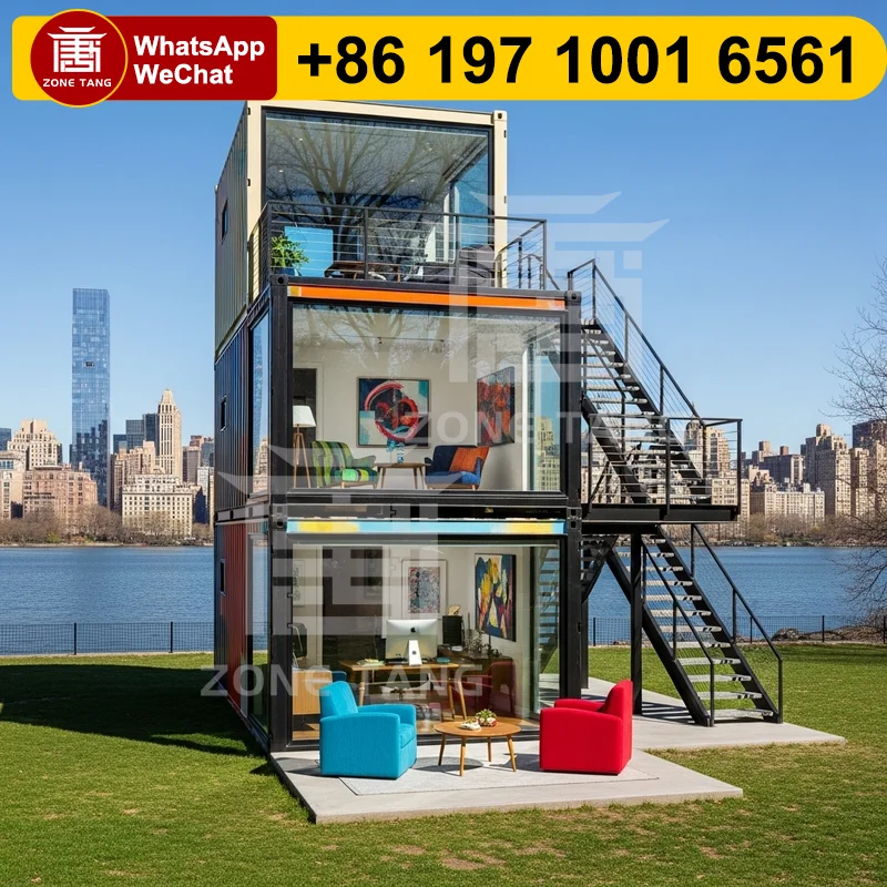 

Mobile House Multi Layer Prefab Beautiful Container Houses Flat Pack Home Container Buildings Kit Homes Manufacturer Solar Ready