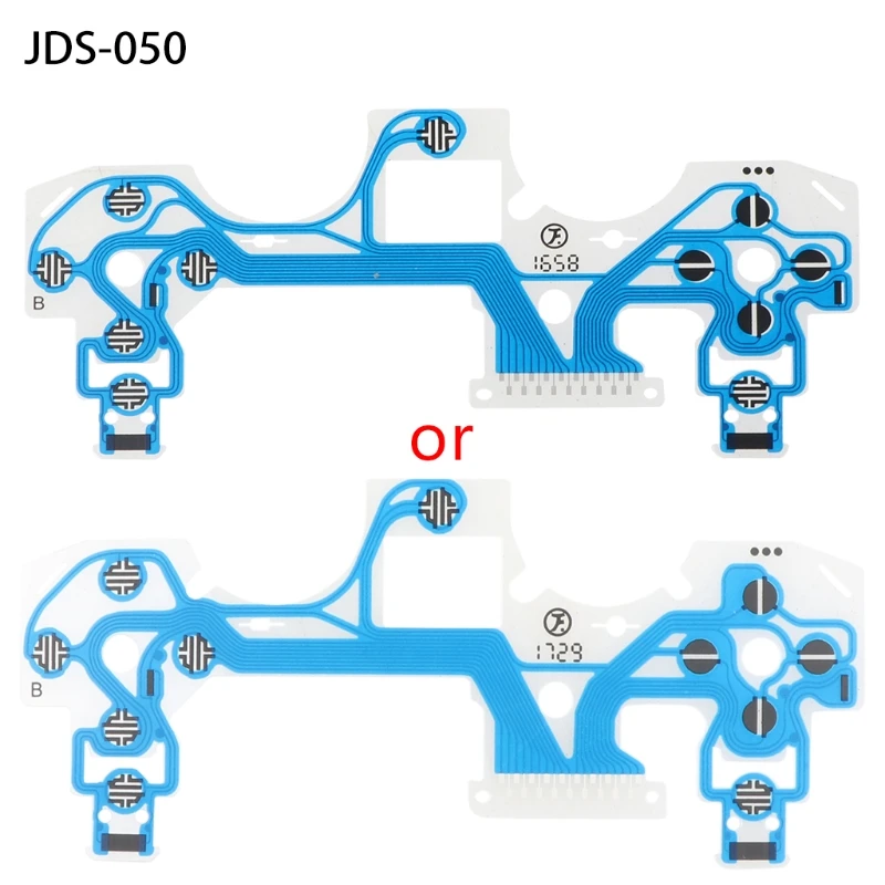 10Pcs For  030 040 050 Blue Controller Conductive Film Keypad Flex Cable Buttons Ribbon Circuit Board Accessories E65C