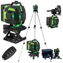 tripod/mini16 Lines 4D Green Light High-precision Wall Laser Level nivel a laser profissional paowafol  Beam Laser Level