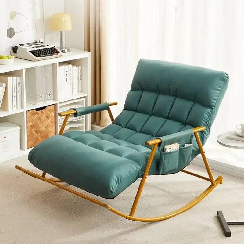 

Living Room Rocking Chaise Lounge Recliner Lazy Balcony Double Chaise Lounge Relaxation Home Sillon Reclinables Furniture QF50TY