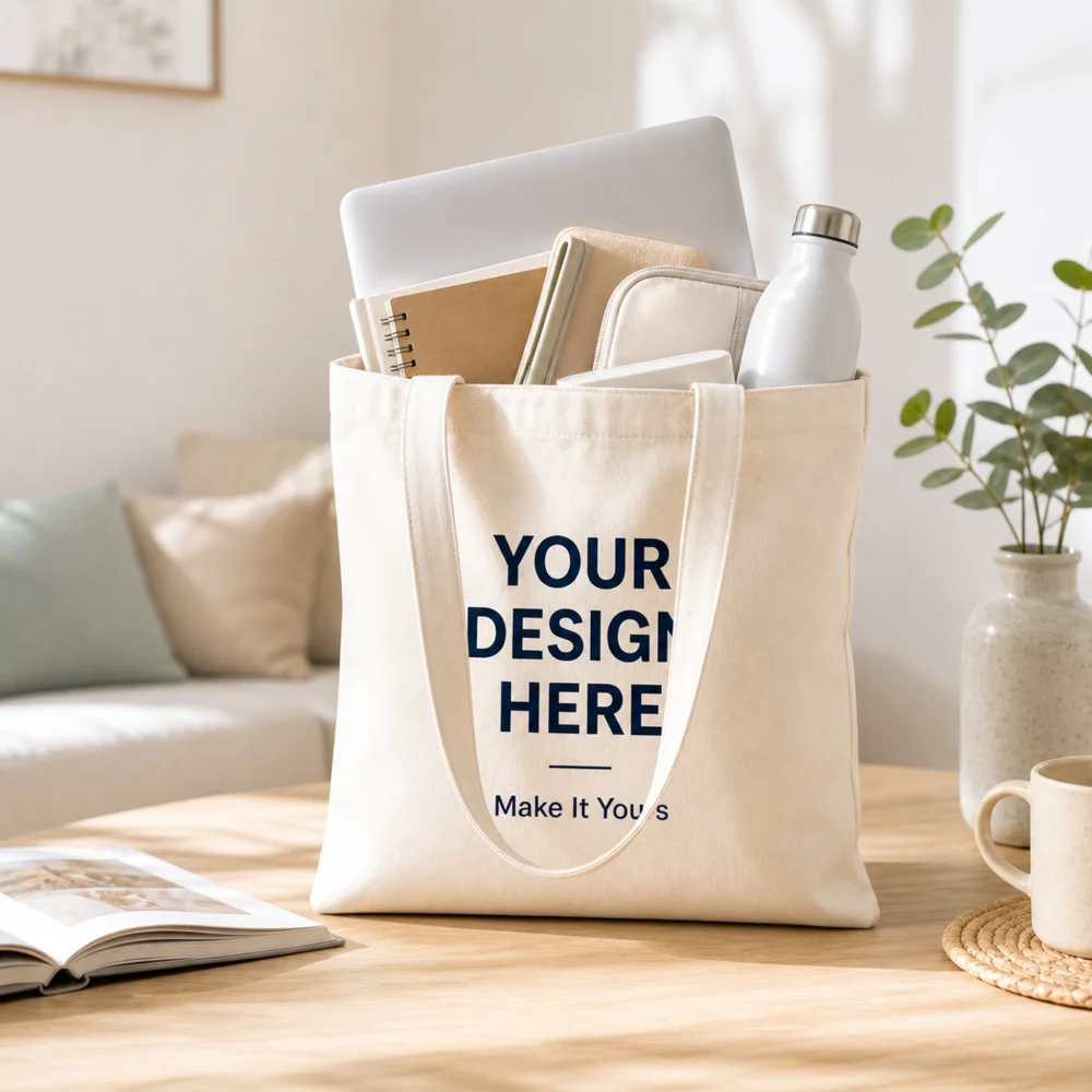 Personalisierte Einkaufstasche aus Canvas mit Fotodruck, Individuelles Bild, Modische Einkaufs- und Reisetasche, Geschenk für Freunde – Detail 4