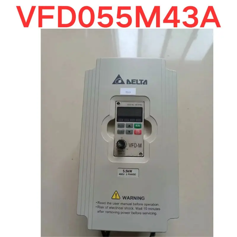 Second-hand test OK  Variable frequency VFD055M43A 5.5KW three-phase 380V