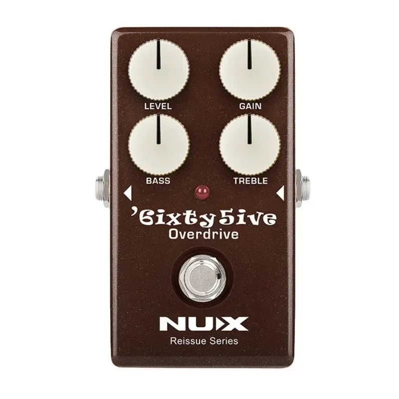 NUX 6ixty5ive Overdrive Pedal, Electric Guitar Effects, Vintage, Blackface Sound, Guitar Accessories