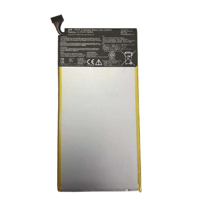 C11P1314 Battery 3.7V 4980mAh For Asus MEMO PAD ME102A Tablet High Quality Replacement Battery