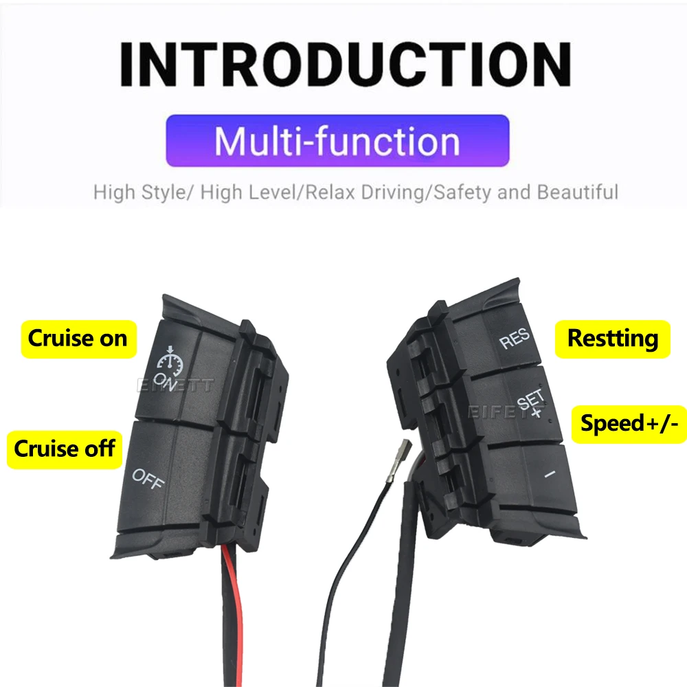 High Quality Car Switch Cruise Speed Control System For Ford Focus 2 2005-2011 Steering Wheel Car Accessories