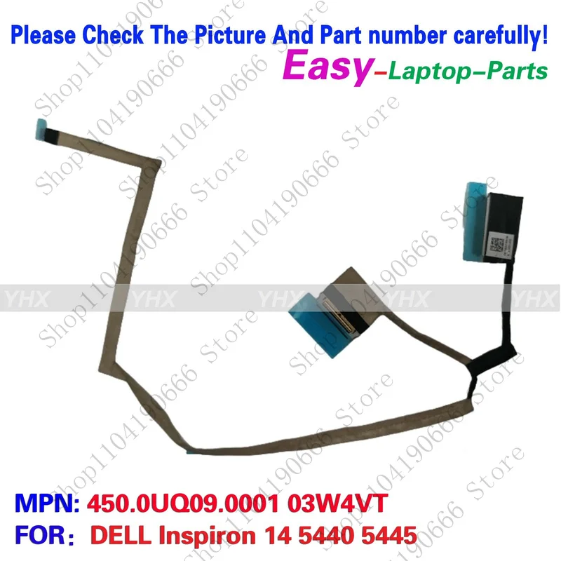 

bd New For DELL Inspiron 14 5440 5445 EDP CABLE 450.0UQ09.0001 03W4VT.