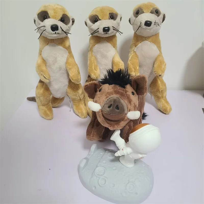 Peluche Meerkat WarthAustin, Timon Pumbaa, jouet pour garçon et fille, cadeau d'anniversaire ou de Noël