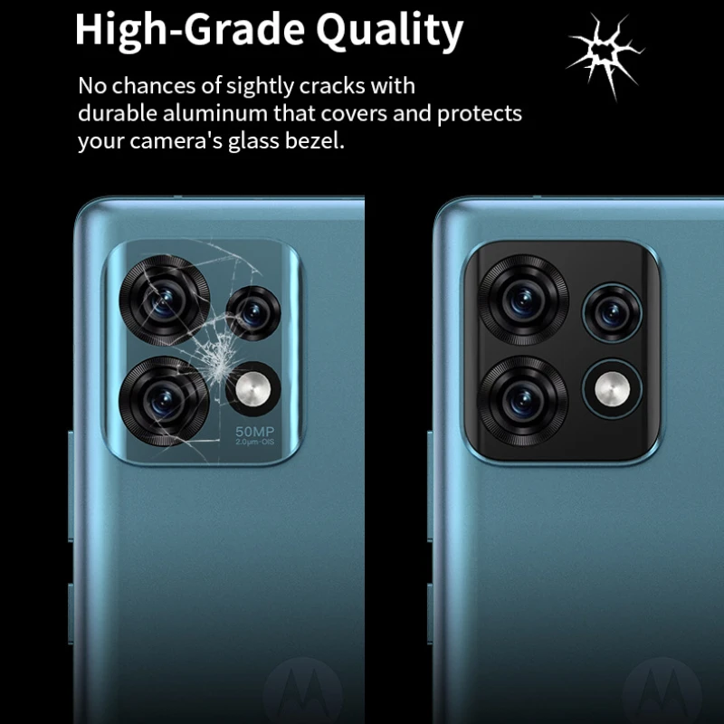 Aluminum Camera Lens Protector For Motorola Edge 40 Pro 5G Protective Camera Cover For Moto Edge40Pro Camera Lens Shell Case