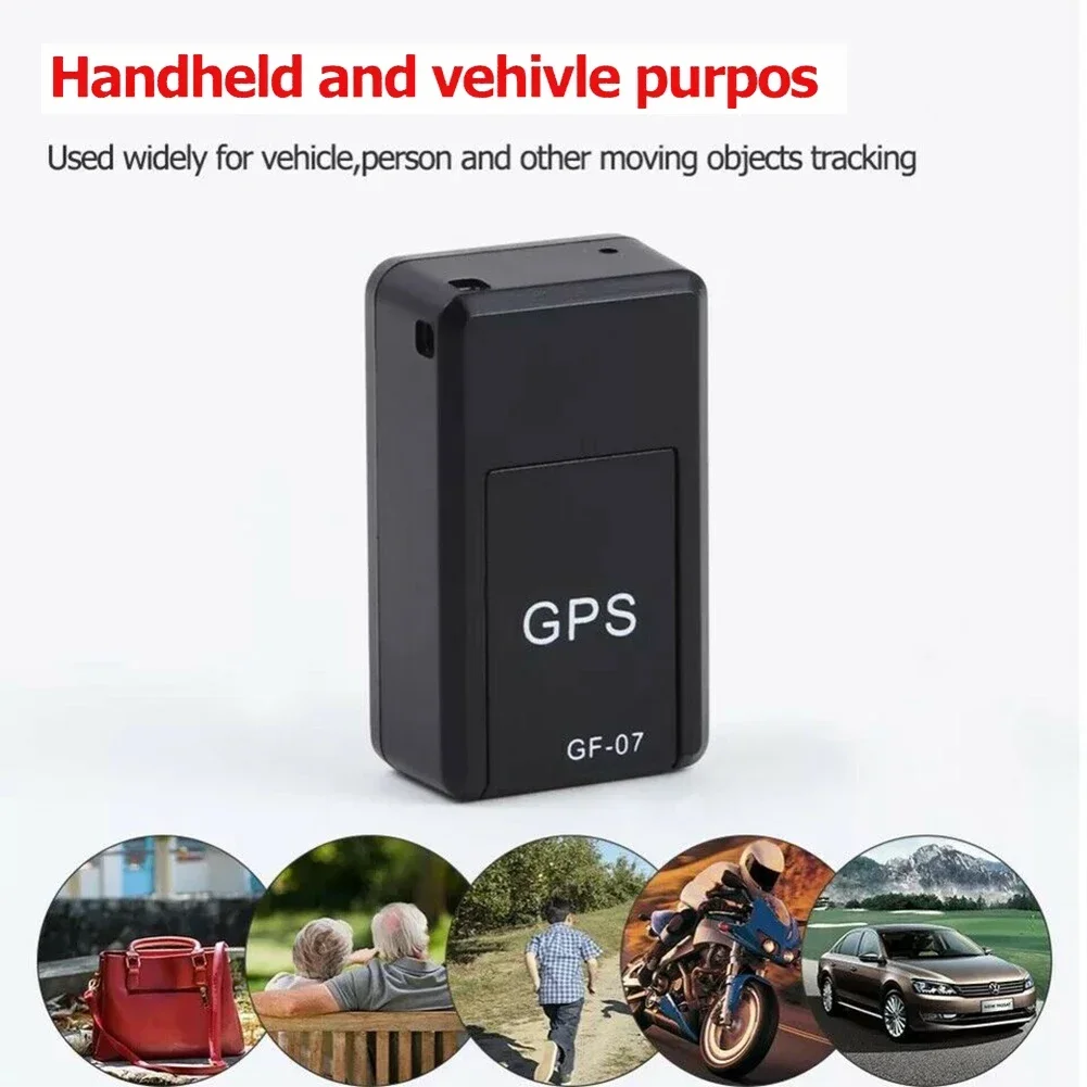 Magnetic Mini Car Tracker, GPS, Rastreamento Em Tempo Real, Localizador De Veículos, Pet Tracker, GF07