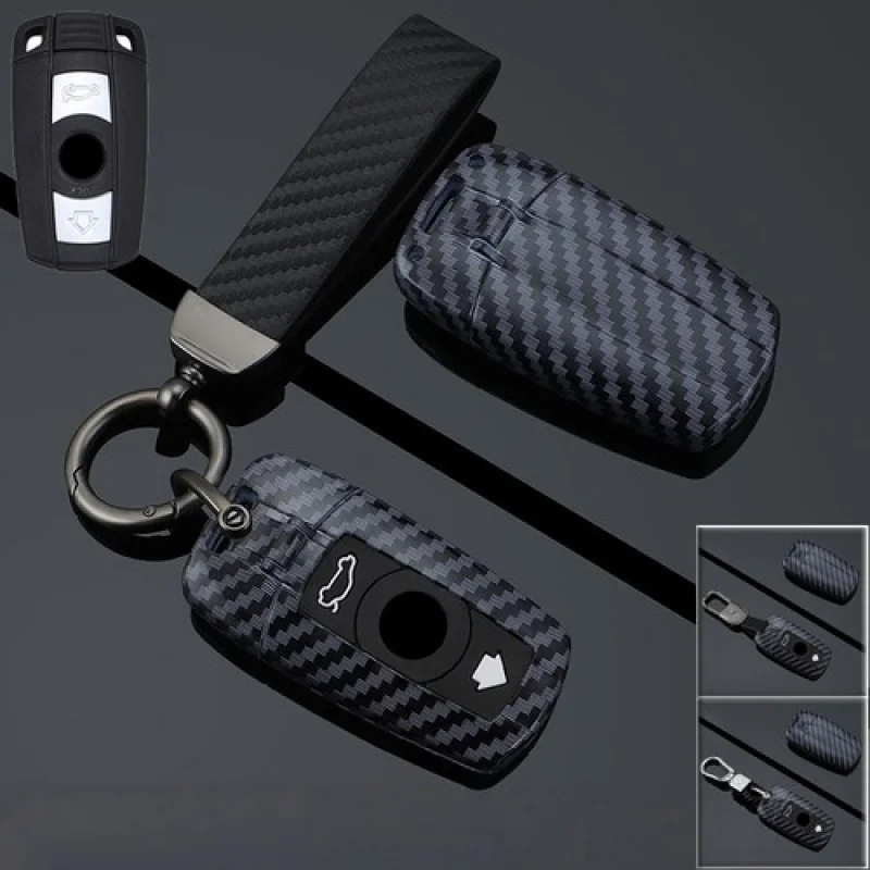 

A+ ABS Silicone Car Smart Key Fob Case Cover Holer Bag For BMW 3 5 Series 2006-2011