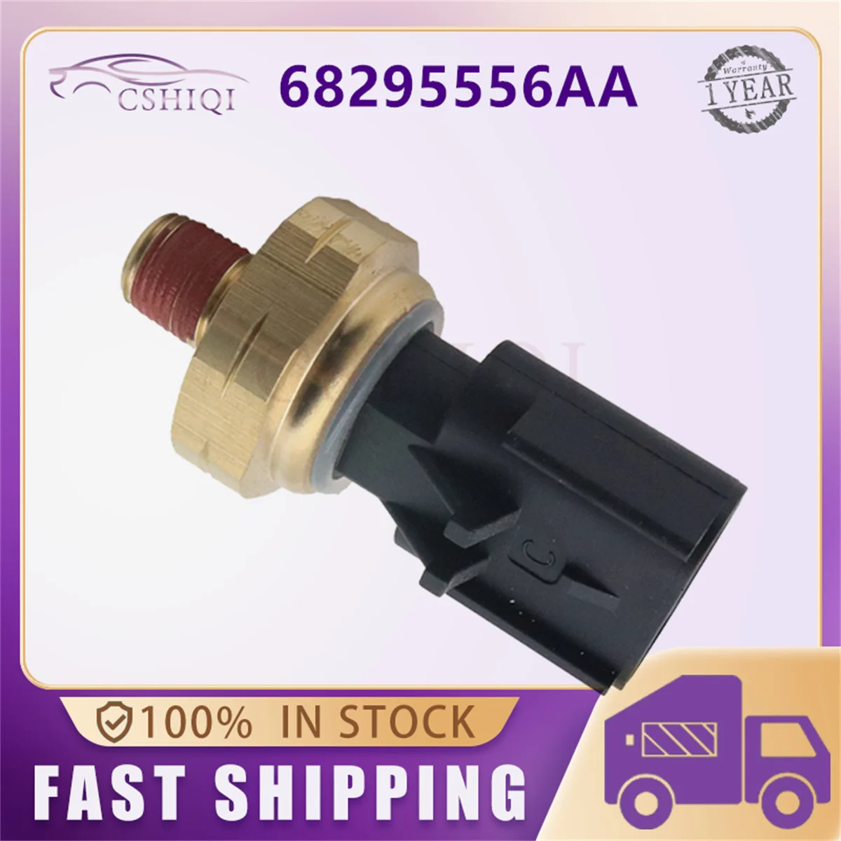 

Датчик давления масла 68295556AA для Chrysler 200, Dodge Challenger, Charger, Journey, Jeep Wrangler, Grand Cherokee K68295556AA