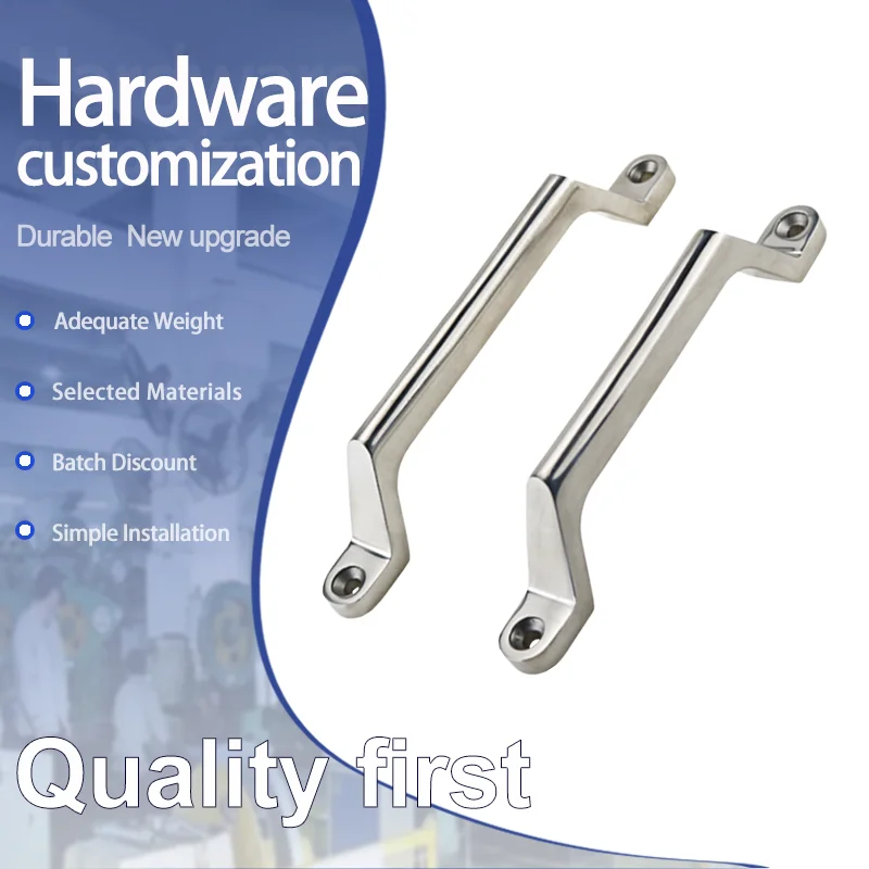 

Industrial Machinery Medical Equipment Furniture 304 Stainless Steel Precision Casting Exterior Load-bearing Bow Handle