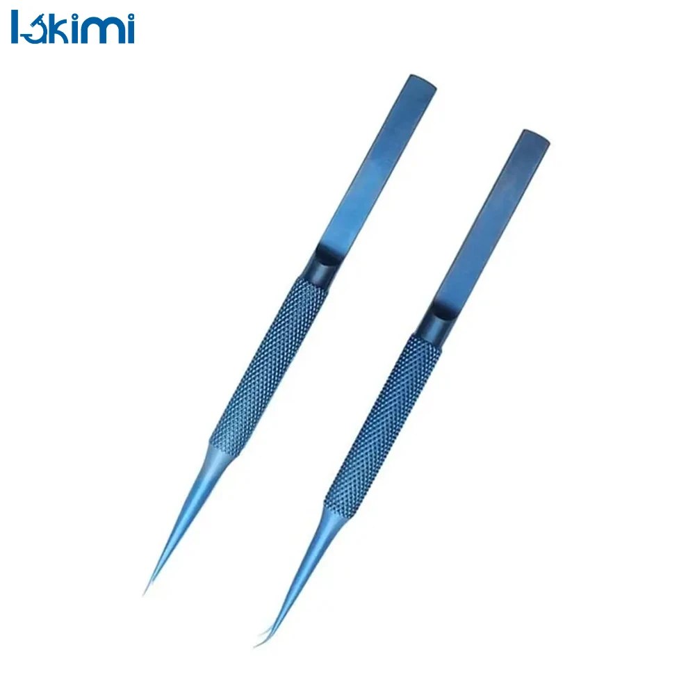 

1PC Titanium Alloy Fingerprint Flying Wire Tweezers 0.15mm Fine Tip Curved or Straight Tip Phone Repair LK-AA112