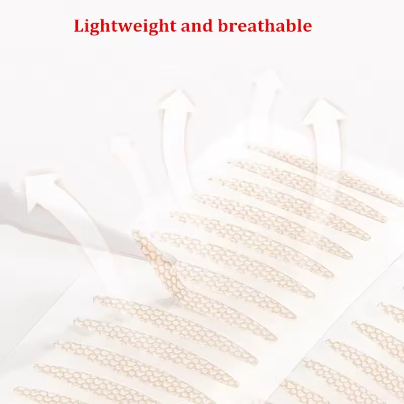 เทปตาสองชั้น Lifting Double Eyelid สติกเกอร์โปร่งใส Beige พับเปลือกตาลายธรรมชาติที่มองไม่เห็น Big Eye แต่งหน้าความงาม