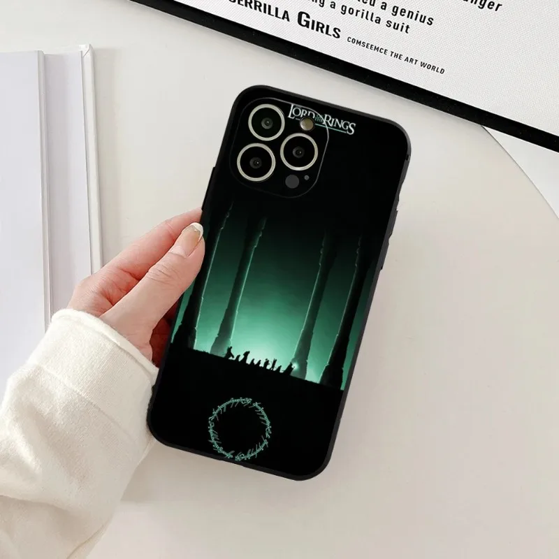 Movie R-Rings Of The Lords Phone Case For Iphone 12ProMax 15 11 13 14 Pro Xs Max Mini Xr X 7 8 6 6s Plus Fundas Cover