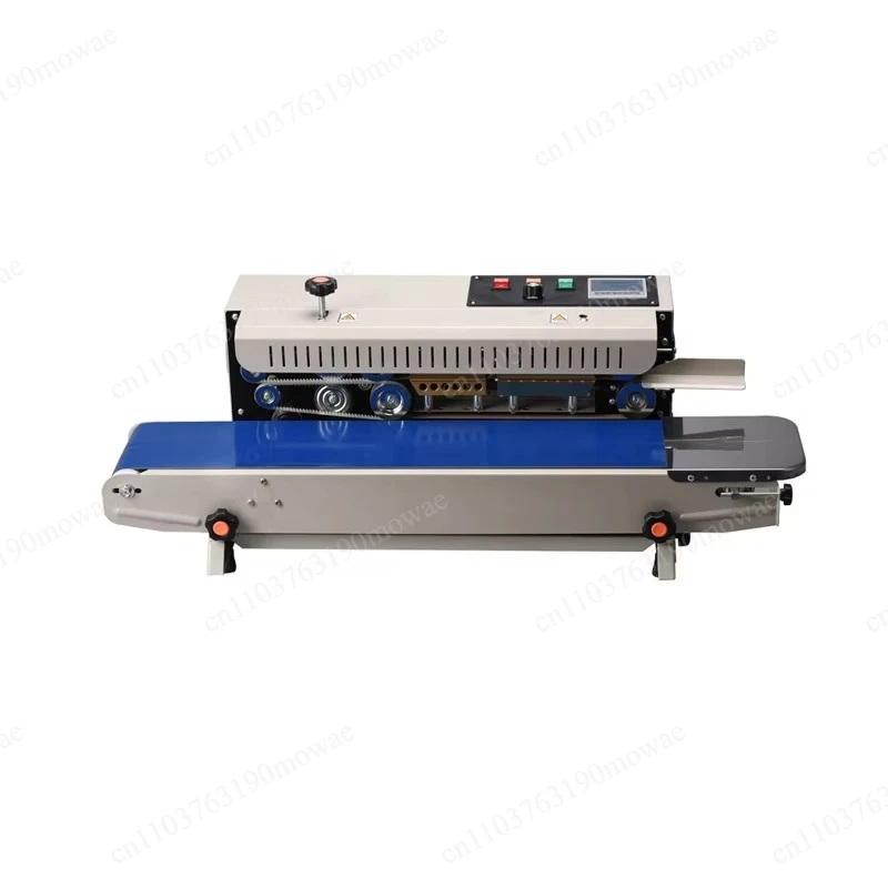 FR-900 Continuous Bag Sealing Machine Horizontal Continuous Aluminum Electric Heat Sealing Machine