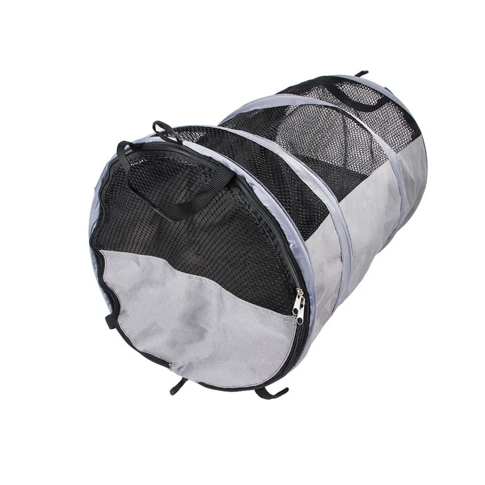 

Foldable Pet Car Bag Breathable Cylindrical Dog Car Seat Carrier Wear-resistant Large Capacity Car Rear Dog Seat Tent Picnic