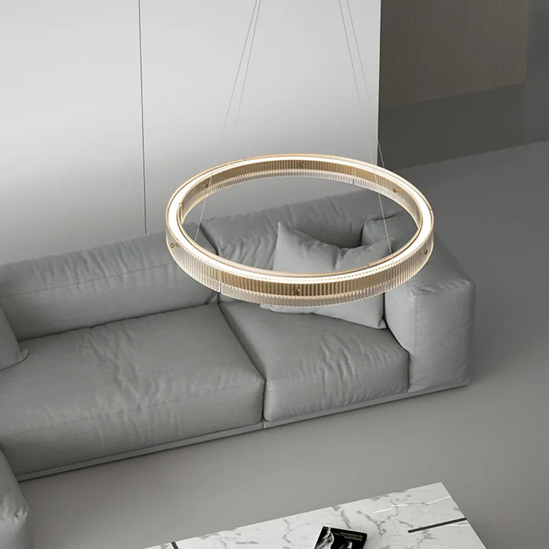 Italian style, living room, chandelier, dining room, high-end, light luxury, glass, creative, modern