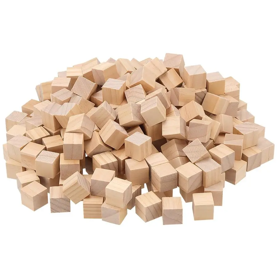 

PCS 3 4-дюймовые деревянные кубики оптом, незавершенные квадратные деревянные блоки 2 см, гладкие пустые деревянные блоки для поделок, рисования проектов DIY