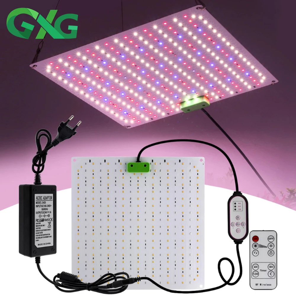 100-240V Grow Light LED Samsung LM281B Full Spectrum Phytolamp Dimmable Timing LED Light For Indoor Plants Seeds Greenhouse Tent