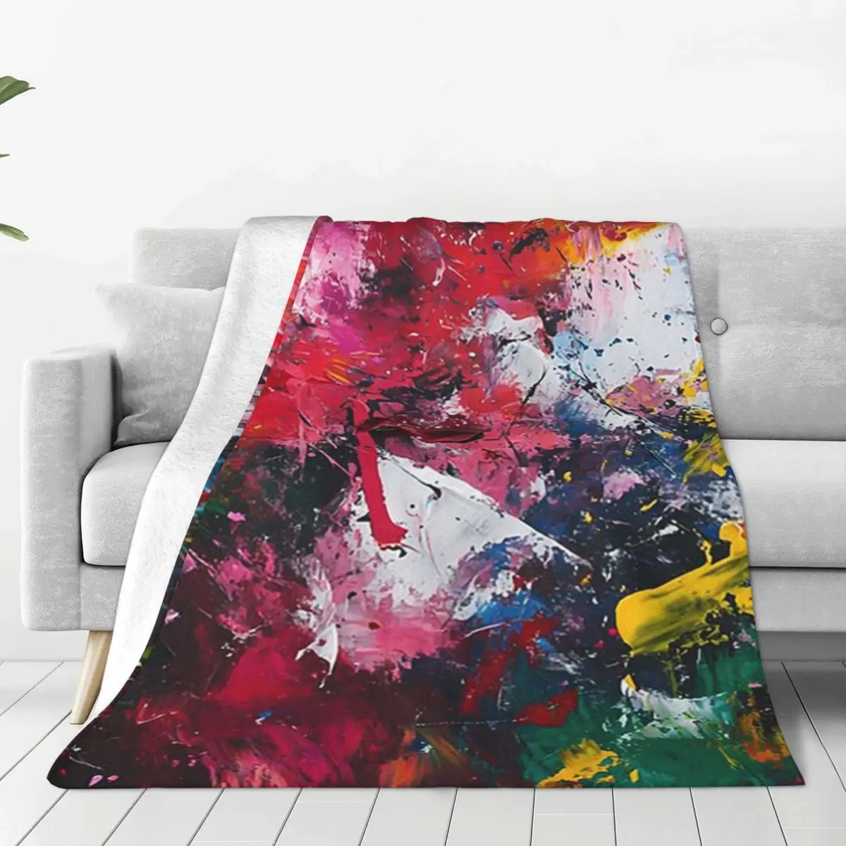 Beneath The Autumn Sky Modern Art Blanket Flannel Warm Sofa Throw Blankets For Home Bedroom Travel Throws Bedspread Quilt