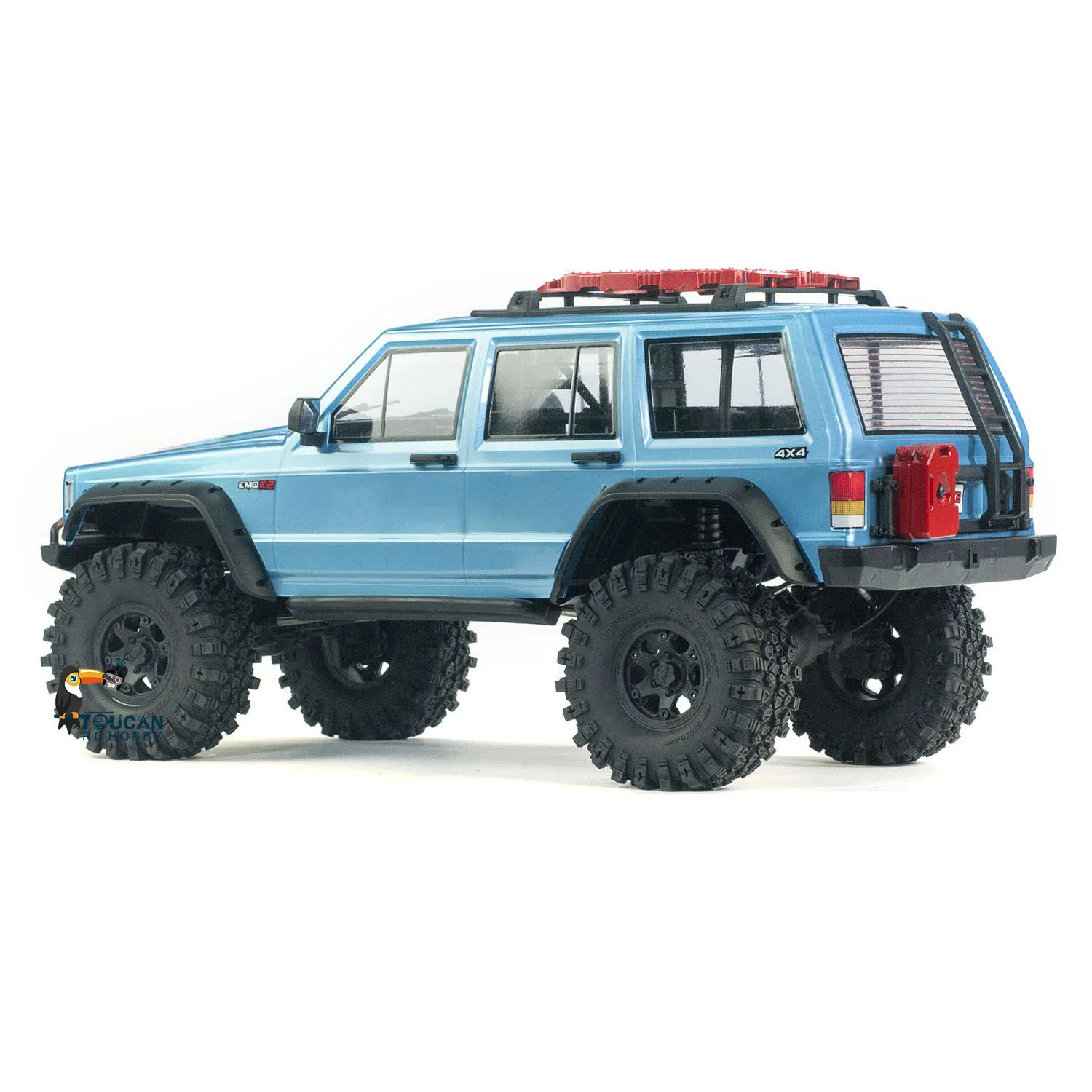 1/8 EMOX2 RC Crawler Car 4WD CROSSRC Controle Remoto Transmissão de 2 velocidades Veículos Off-road Motor Light Modelo TH22719