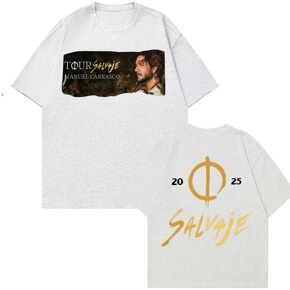 ألبوم مانويل كاراسكو سالفاجي 2025 تي شيرت جرافيك للرجال والنساء تي شيرت كلاسيكي على الطراز القوطي تي شيرت قطن 100% تي شيرت كبير الحجم غير رسمي #5