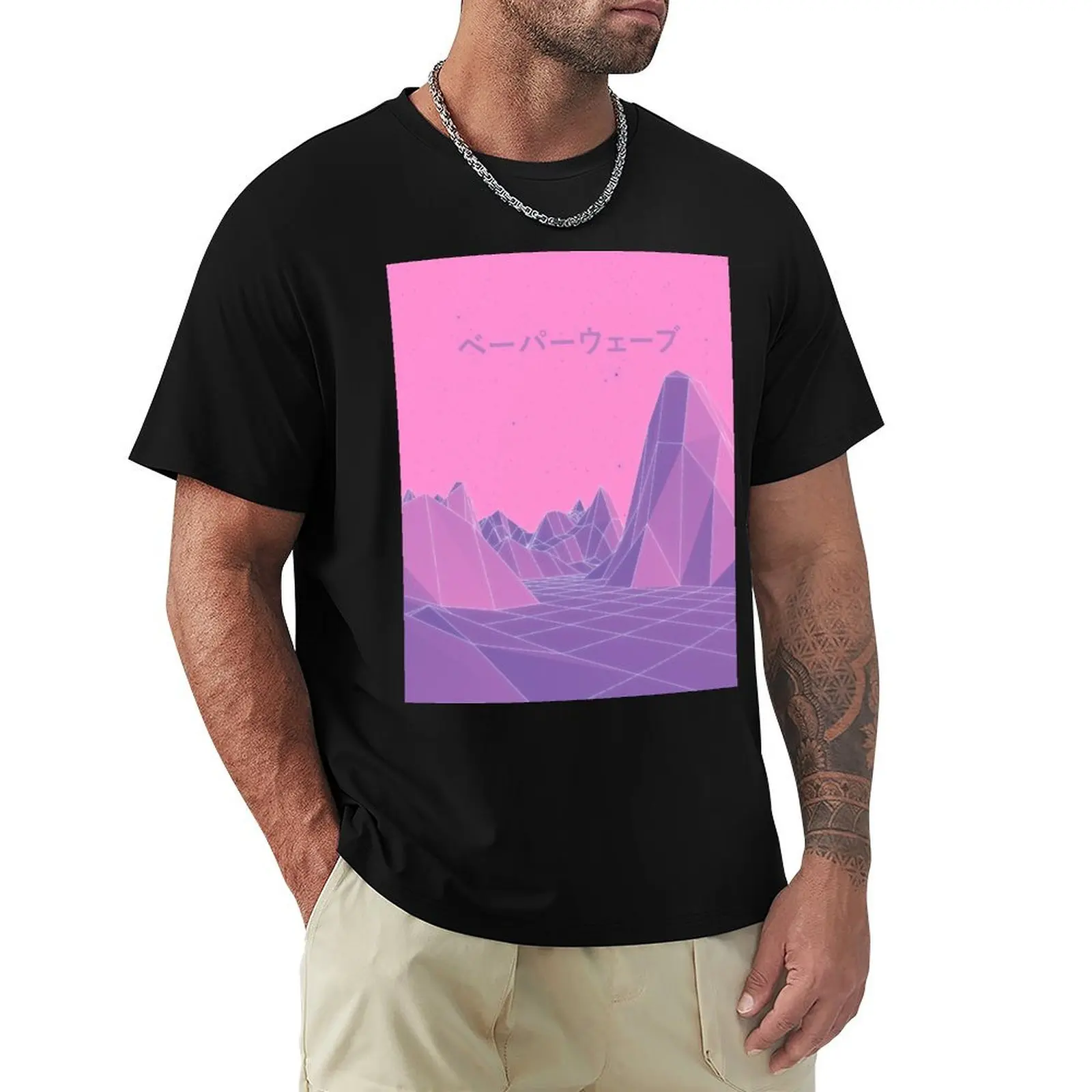 

80s Vaporwave Retro Pink T-Shirt luxury designer anime stuff luxury t-shirt anime shirts men