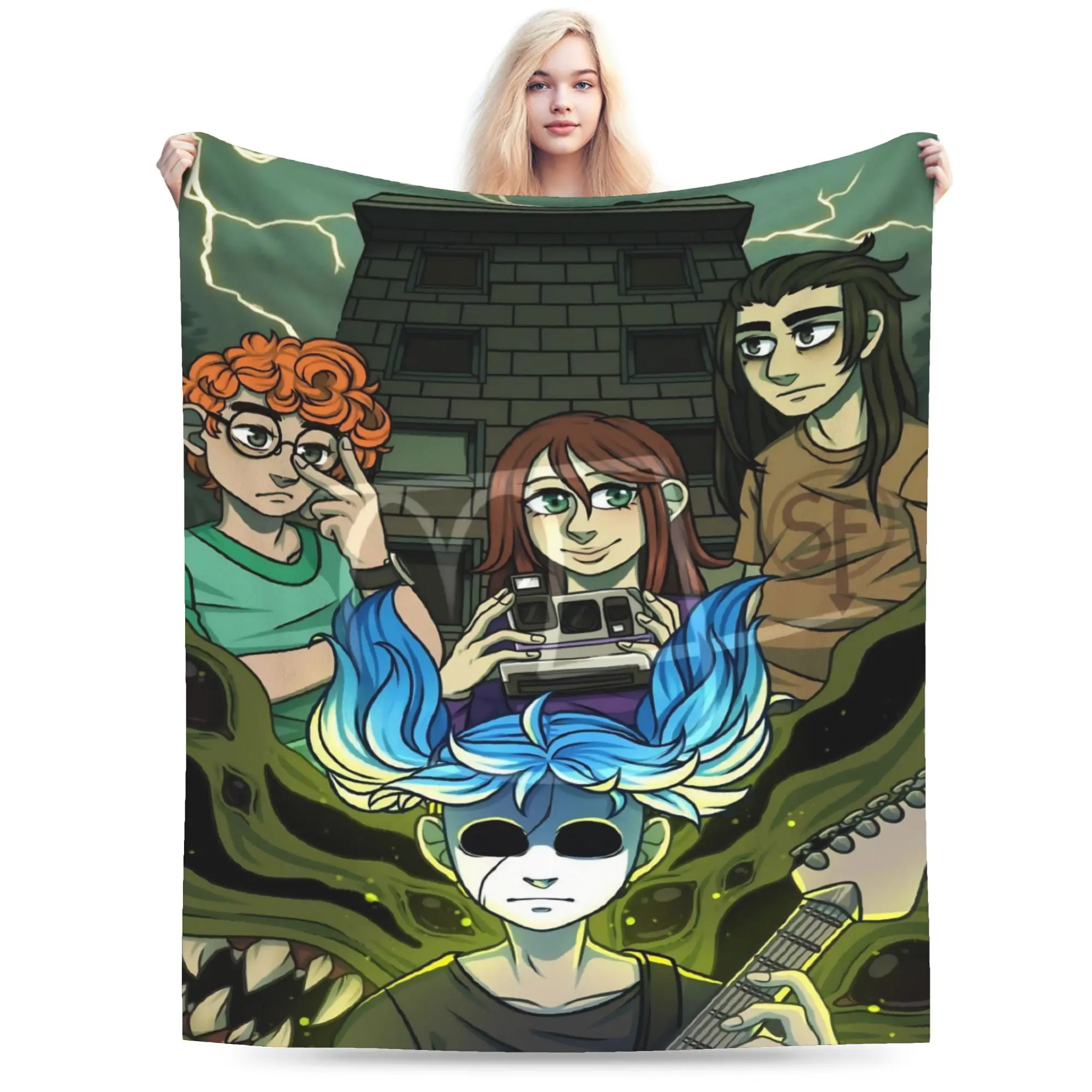 Relax  Sally Face Sal Fisher Indie Blanket Accessories Sofa Decorative  Throws And Blankets Warm Velvet for Outdoor