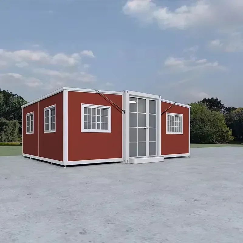 Fast Build Prefabricated Residential Houses Portable Container House 20FT 40FT Expandable Container House