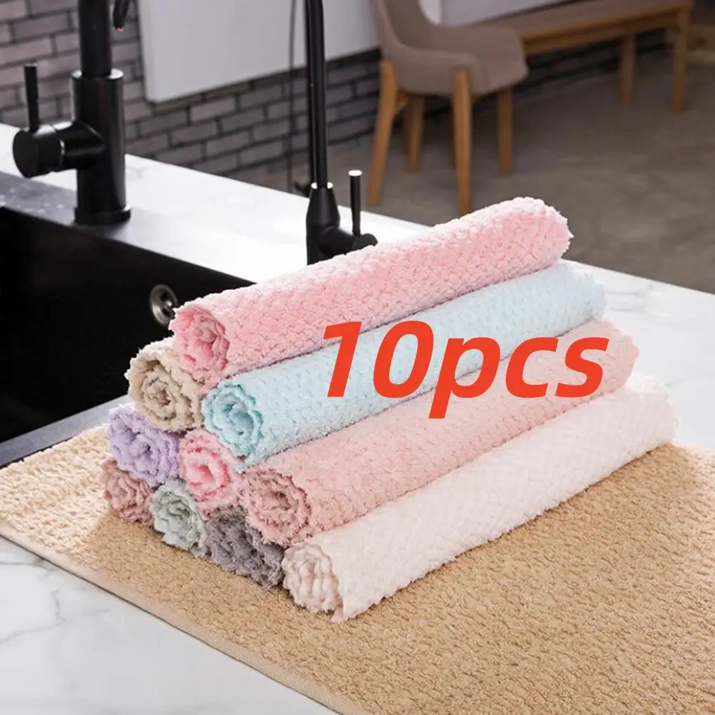 

10Pcs kitchen towel hand towels for kitchen kitchen dish towels kitchen towels and dishcloths sets dish towels for drying dishes