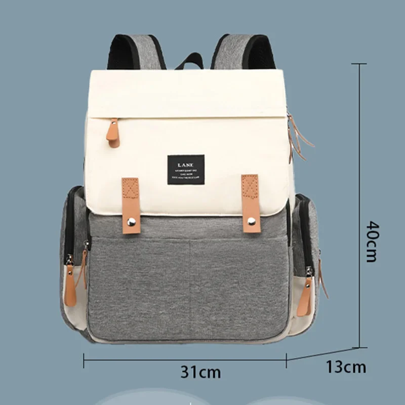 New fashionable mommy bag multifunctional large-capacity backpack backpack mommy bag outing travel backpack