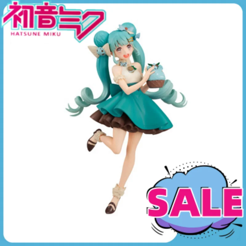 漫画のキャラクター初音ミクアクションフィギュアオリジナルのぬいぐるみ子供のための甘いキャンディーココミントpvcモデルおもちゃギフト新品