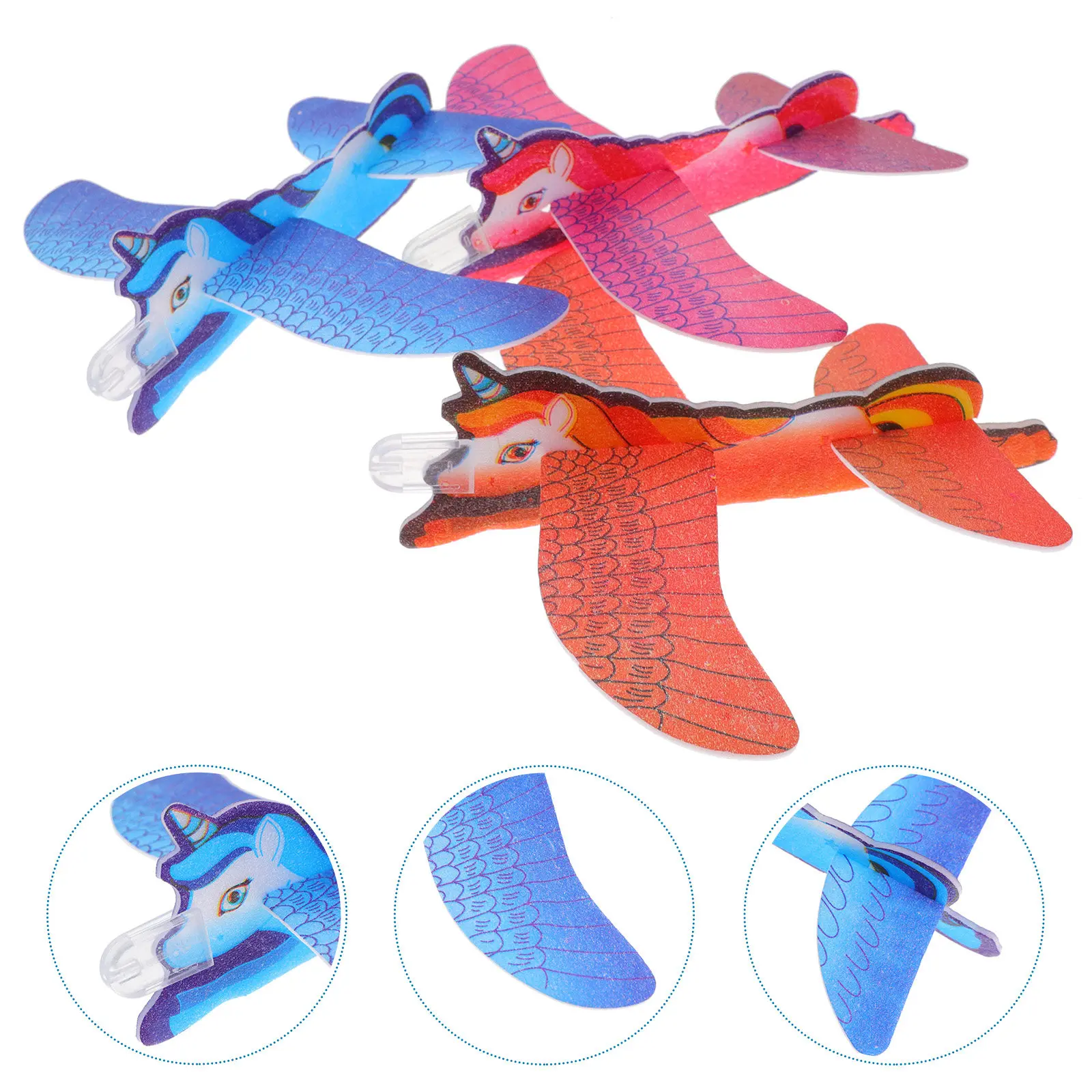 

10Pcs Foams Airplane Kids Airplane Flying Game Outdoor Party Favor Birthday Gift Fun Educational Airplanes for Kids