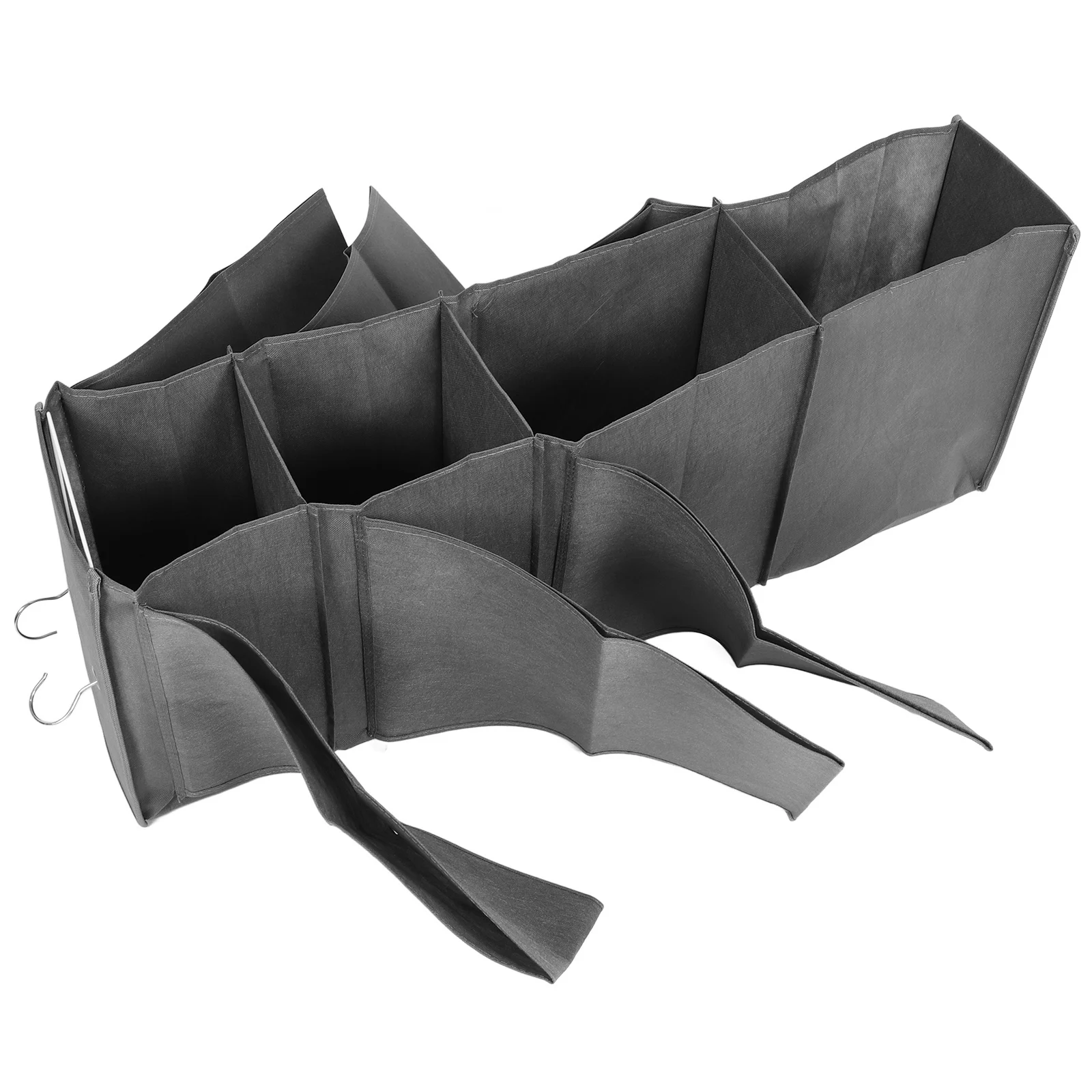 

Hanging Storage Bag Wardrobe ganizer 10 Compartments Non woven Multi layer Closet Clothes Tidy Pocket Storage Bag