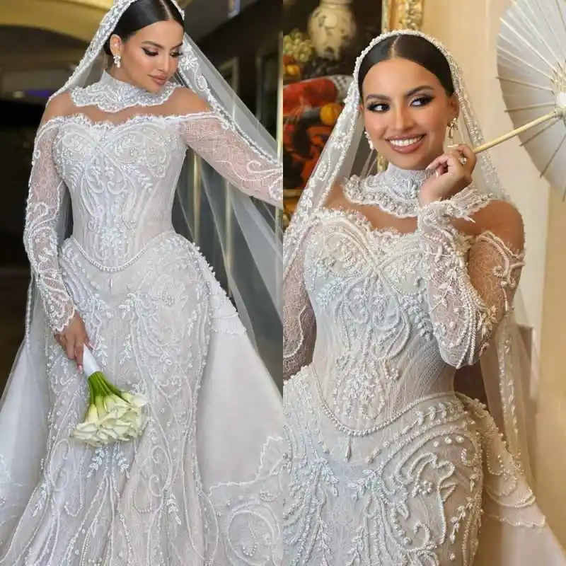 

Изысканные свадебные платья-русалки с кружевом, длинные до пола, больших размеров, с возможностью индивидуального выбора цвета.