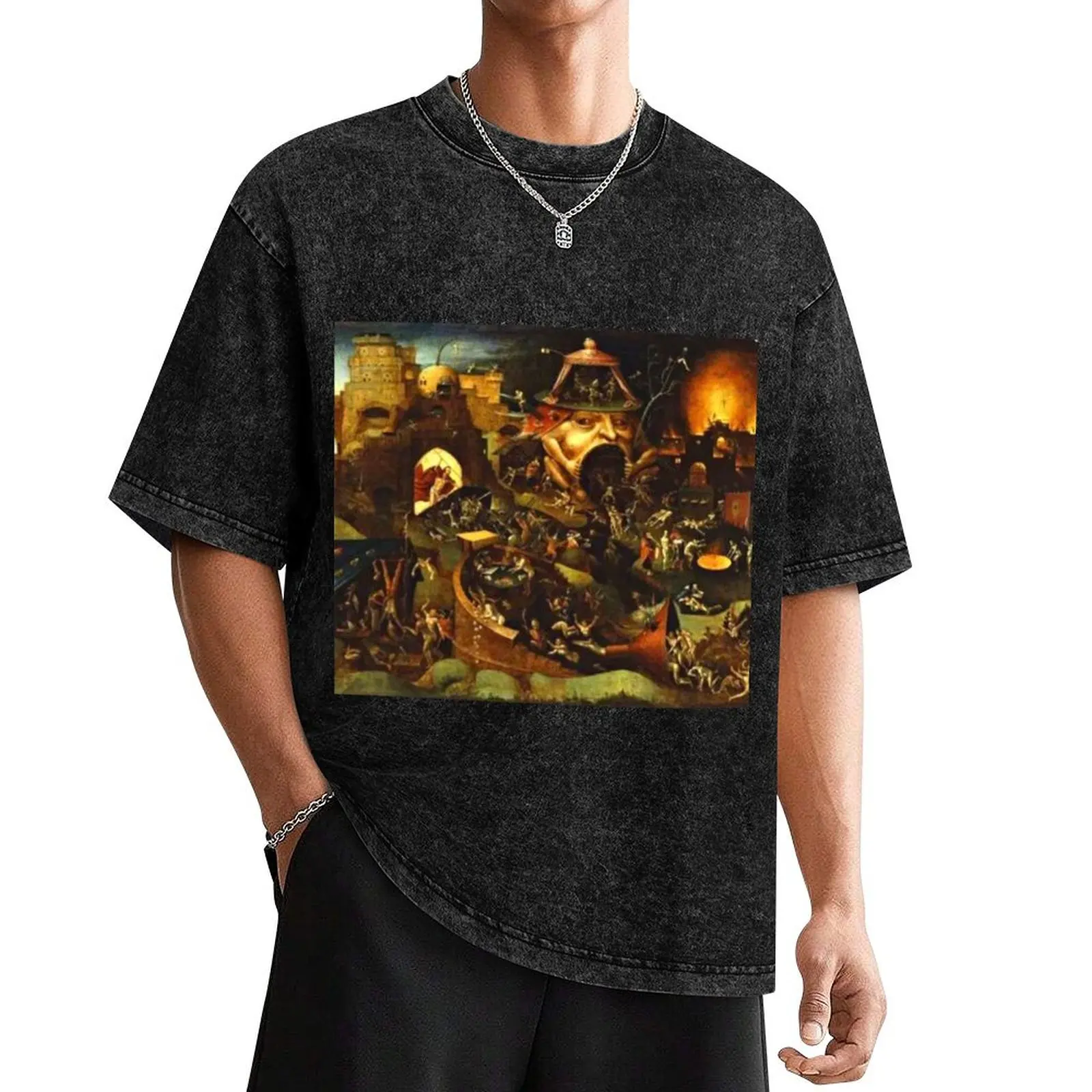 

The last judgement of hieronymus classic artwork T-Shirt anime T-shirts man mens graphic t-shirts big and tall