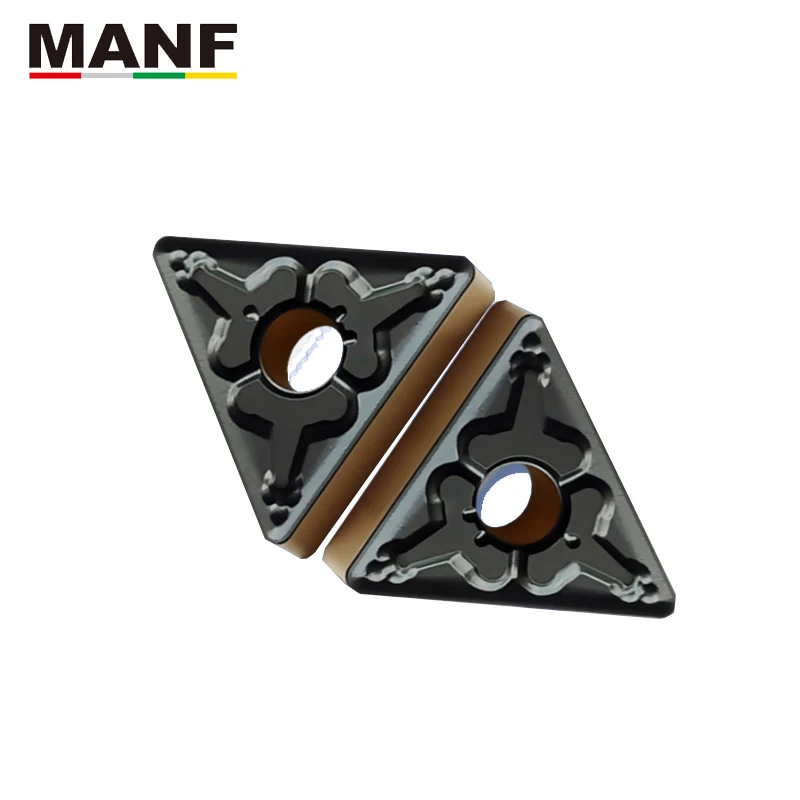 MANF TNMG160404 TNMG160408 أداة تحول خارجية عالية الجودة للصلب TNMG 160408 160404 كربيد إدراج طلاء بلونين