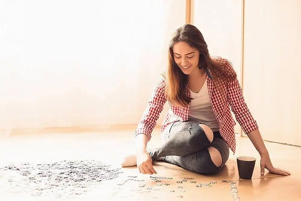 1314/520/300 stukjes houten puzzel voor zonnebloemen bij zonsondergang Legpuzzels voor uitdagende familieactiviteit Spelletjes Verjaardagscadeau