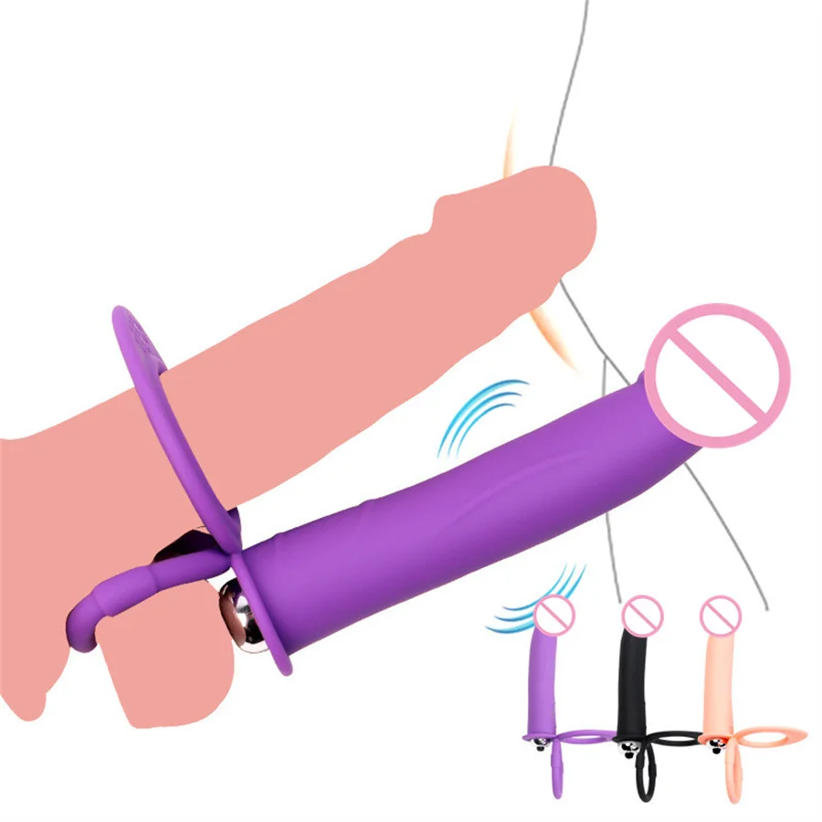 مزدوج الاختراق القضيب دسار هزاز الشرج الخرز بعقب المكونات المهبل G بقعة تدليك الجنس لعب للنساء الرجال الكبار لعبة 18 +