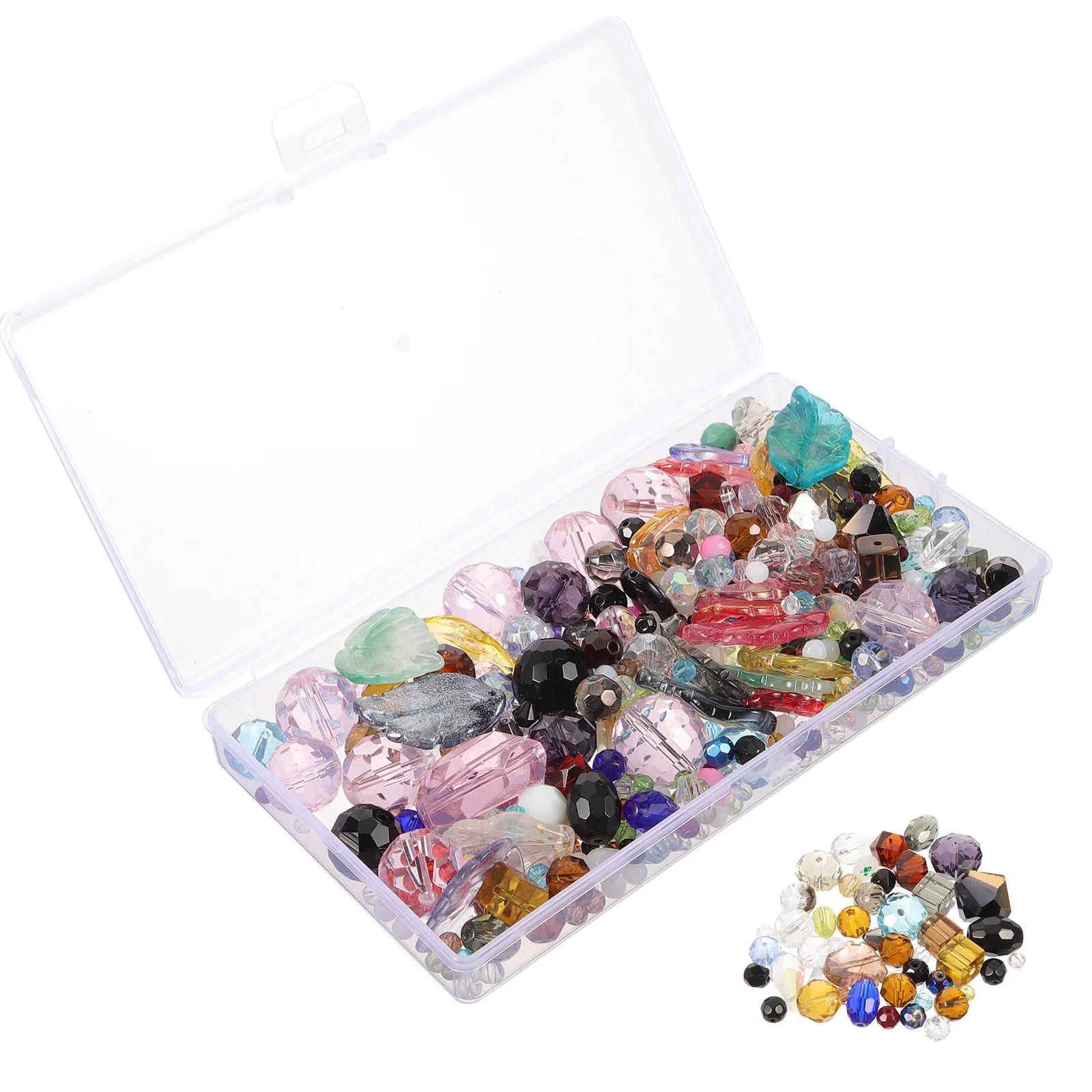 

Glass Bead Pendant Bracelet Making Kit Beads Jewellery Mini for Crafts Small Charms Jewelry