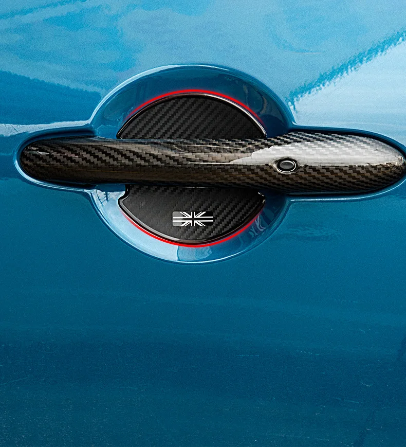 Auto türgriff Kratz schutz Kohle faser Auto türgriff Schüssel Aufkleber für Mini Cooper f54 f55 f56 f60 r50 r52 r53 r56 r57 – Detail 8